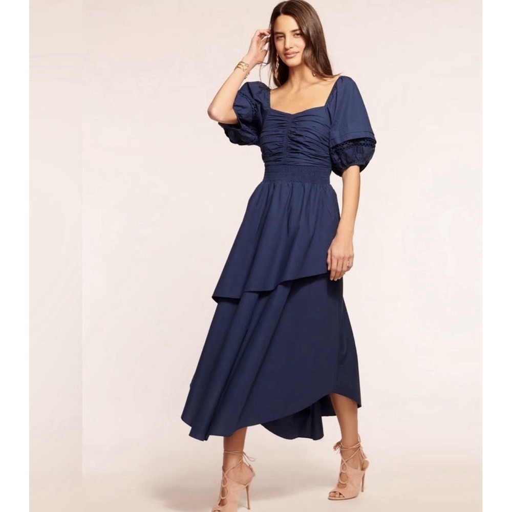 Ramy Brook Persephone Maxi Dress Women's Blue Size L